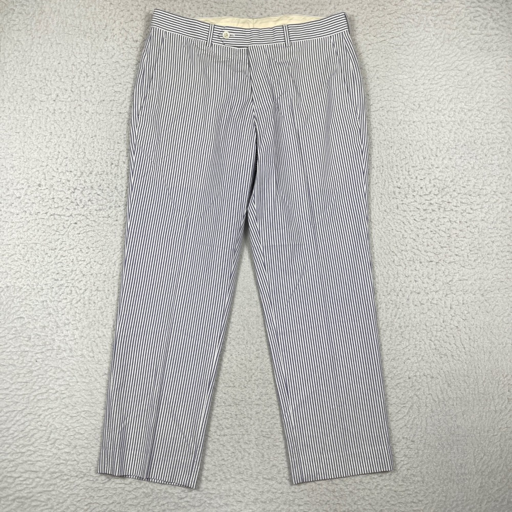Brooks Brothers Pants Mens 32x27 Blue Regent Fit Vacation Preppy Coastal Classic